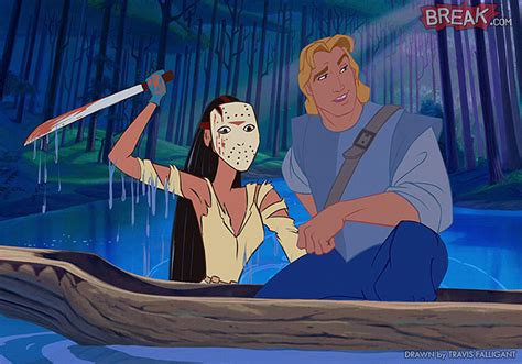 Disney Princesses as Horror Movie Villains | POPSUGAR Australia Love & Sex