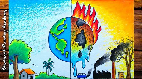 Global Warming Poster Painting