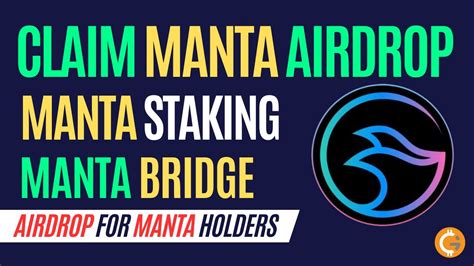 Claim Manta Airdrop | How To Stake MANTA Token | How To Use MANTA ...