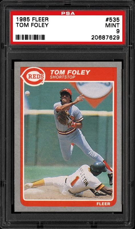 1985 Fleer Tom Foley | PSA CardFacts®