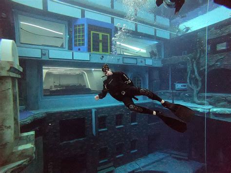 Look: World's deepest diving pool in Dubai is an underwater city with ...