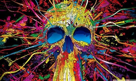 Colorful Skull HD desktop wallpaper High Definition Mobile