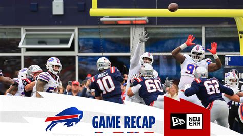 Patriots vs. Bills: Exciting Final Score 29-25 | Must-see Game ...