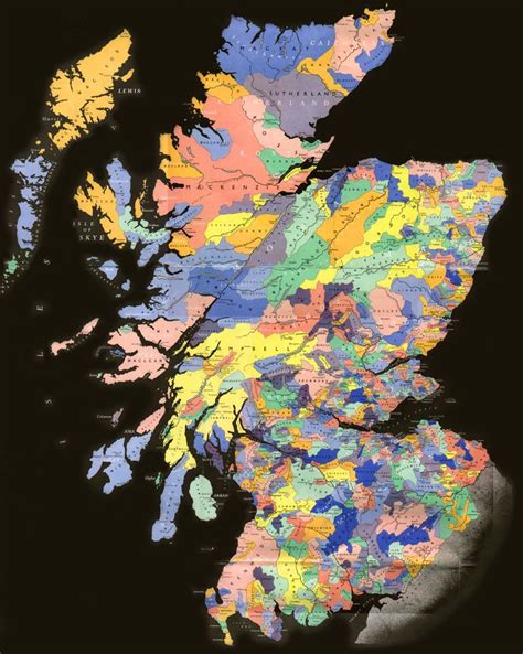 creativeroots.org | Scottish clans, Scotland map, Scottish