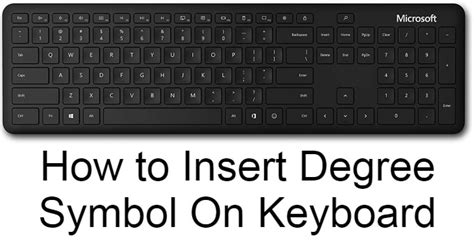 How to Insert Degree Symbol on Keyboard [4 Different Ways] - TechPlip