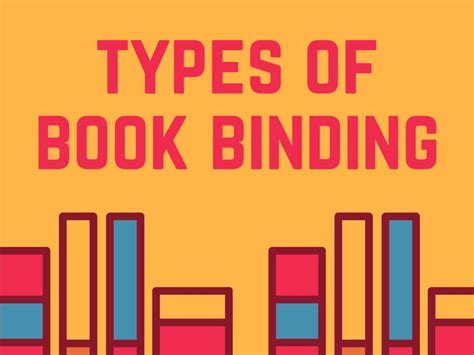 Book Binding Types