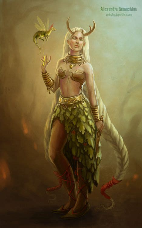 Dryad by Sedeptra on deviantART | Dryads, Dragon warrior, Greek ...