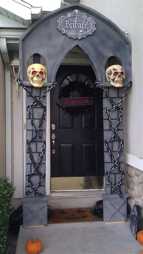 Ideas geniales para la decoración de las puertas de casa en Halloween