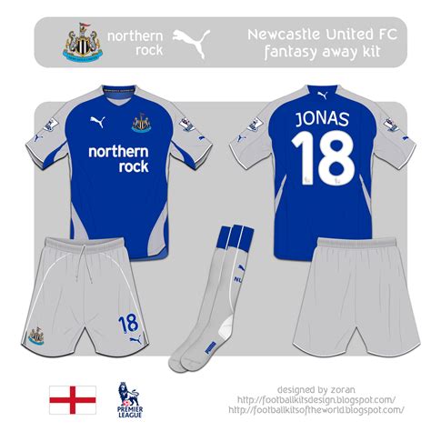 football kits design: Newcastle United F.C. fantasy kits