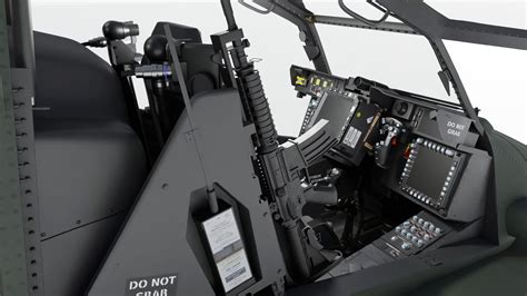 3D Boeing AH-64D Apache Cockpit High Detail Model - TurboSquid 1976731