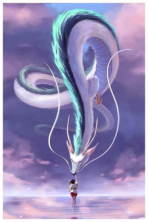 Spirited Away Dragon Japanese Anime Art Digital Art by Charles Ansell ...