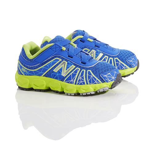 New Balance Toddler Boy's 890 Blue/Neon Green Athletic Shoes - Wide ...