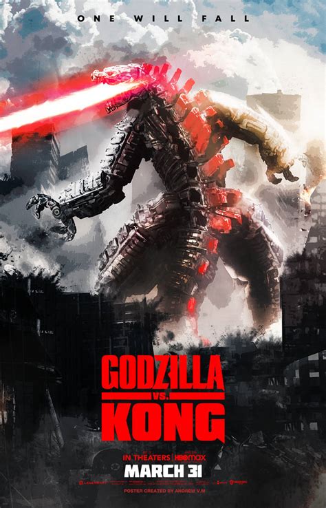 GODZILLA VS KONG MECHAGODZILLA POSTER 4K by Andrewvm on DeviantArt