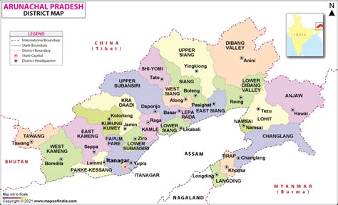 Itanagar Map Arunachal Pradesh - Ardyth Mireille