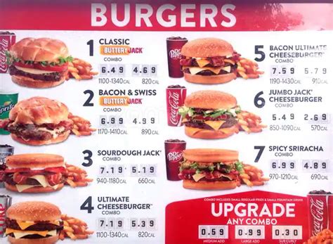 Jack in the Box Menu, Menu for Jack in the Box, Renton, Renton ...