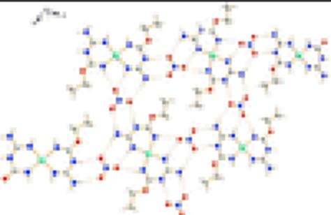 The crystal structure of [Cu( L 1 e ) 2 ](NO 3 ) 2 showing the linking ...