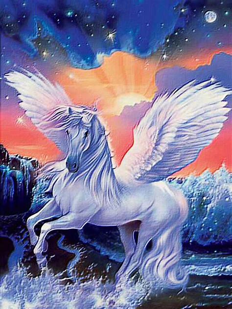 Pegasus 5D Diamond Painting Kit Painting Diamond Embroidery | Etsy