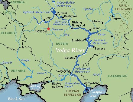 Volga River | Volga, Map, Usa map