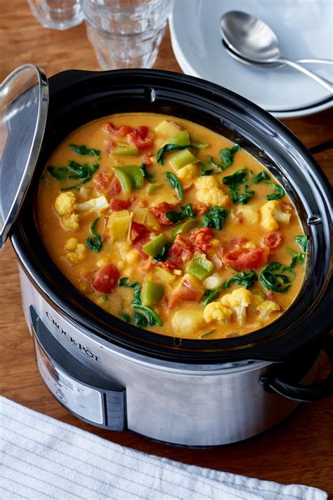 Slow Cooker Recipe: Curried Vegetable and Chickpea Stew | Recipe | Slow ...