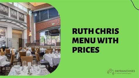 Ruth Chris Menu With Prices 2024| Discover New Items