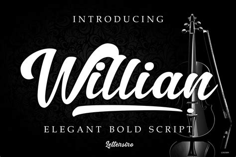 Willian Script Font by Lettersiro Co. · Creative Fabrica | Free script ...