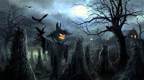 Halloween Music - Creepy Scarecrows - YouTube