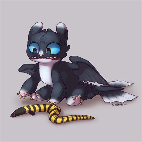 Scared baby #httyd #httyd3 #fanart #howtotrainyourdragon #nightlight # ...