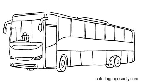 a black and white drawing of a bus