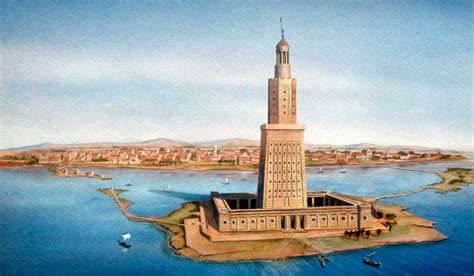 The Pharos Lighthouse Of Alexandria – Second Sun And Seventh Wonder Of ...