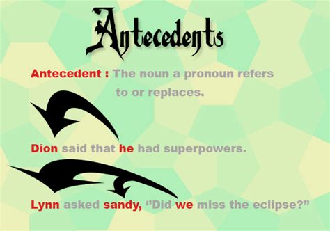 Antecedents - Meaning, Definition, Singular, Plural, Rules & Examples ...