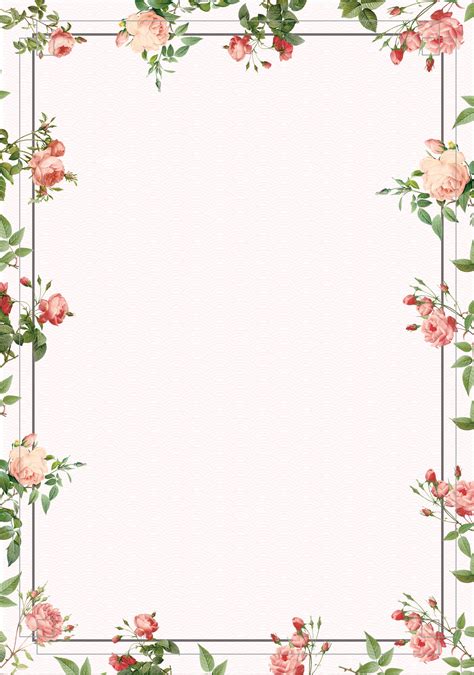 🔥 Free Download Vintage Posters Flowers Border Background In Flower ...