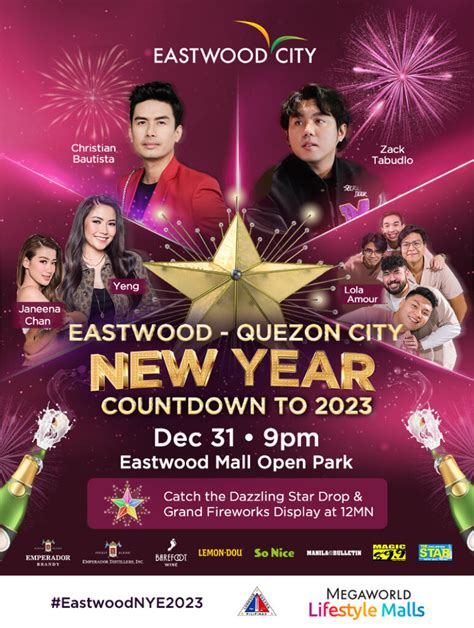 Eastwood City to host bigger, brighter New Year Countdown 2023 ...