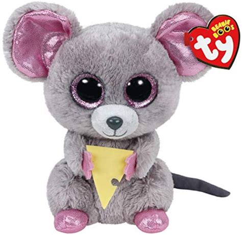 TY Beanie Boo Plush - Squeaker the Mouse 6-Inch, Look for the familiar ...