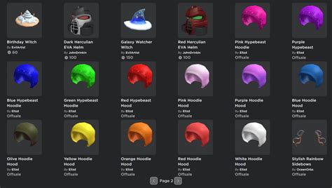 Ugc Roblox Hats Catalog