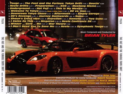 Film Music Site - The Fast and the Furious: Tokyo Drift Soundtrack ...