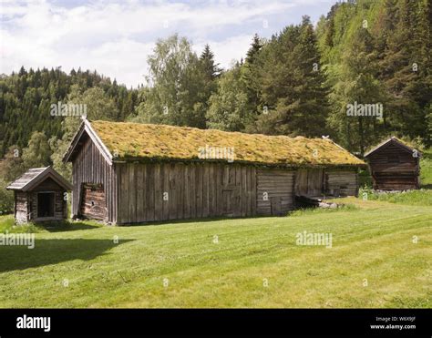 Vest-Telemark Museum in Tokke in Southern Norway, consists of old ...