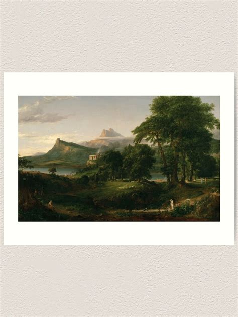 "The Course of Empire: The Arcadian or Pastoral State - Thomas Cole ...