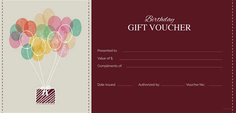 Birthday Voucher Templates in PSD, Illustrator, Word, Pages, Publisher ...