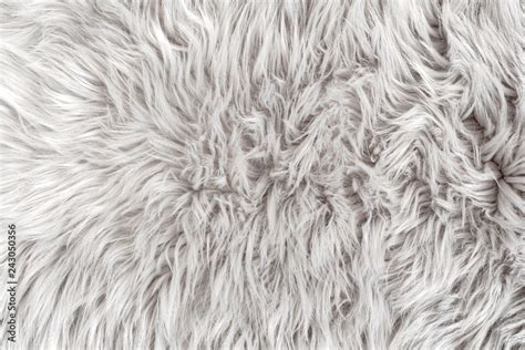 White fur for background or texture. Fuzzy white fur plaid. Shaggy ...