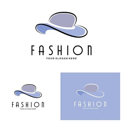 Women's Hat Logo Design Illustration Fashion beauty accessories, and ...