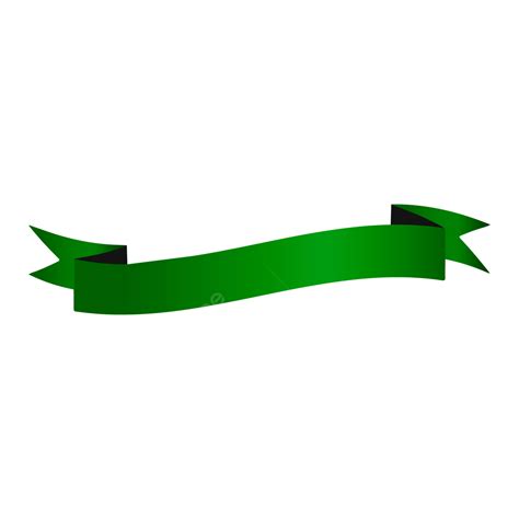 Green Ribbon Banner Minimalist, Green, Banner, Ribbon PNG and Vector ...