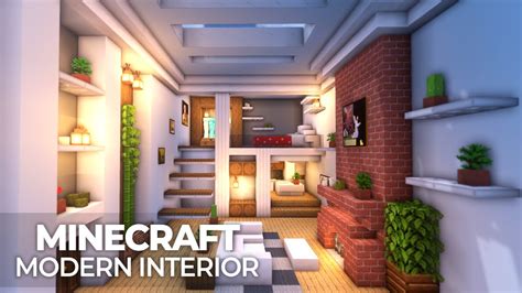 How To Make A Modern House With Interior In Minecraft | Psoriasisguru.com