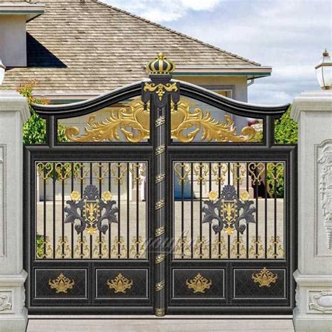 Modern Beautiful Sliding Wrought Driveway Iron Gate Design for Sale-YouFine