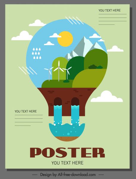 Clean and green environment poster vectors free download 20,295 ...