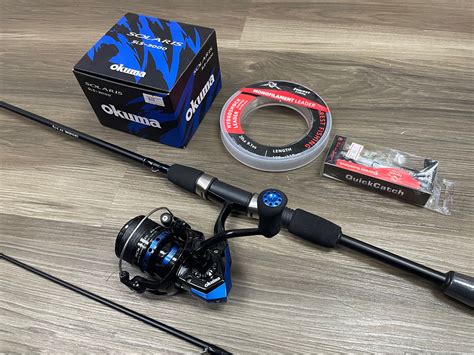 Okuma Competition Fishing Rod + Okuma Solaris Fishing Reel | Blue ...