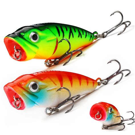 Banshee 45mm 3.3g Mini Popper Fishing Lure Hard Bait Artificial Poper ...