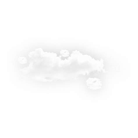 Realistic White Fluffy Clouds Isolated On Transparent, Isolated On ...