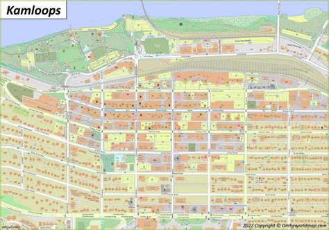 Kamloops Map | British Columbia, Canada | Detailed Maps of Kamloops