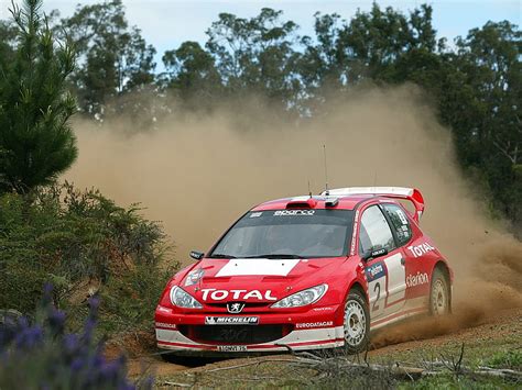 Peugeot 206 wrc, peugeot, rally, french, car, HD wallpaper | Peakpx