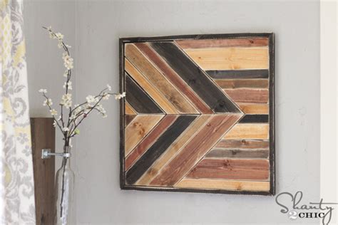 DIY Wall Art ~ Pallet Design - Shanty 2 Chic